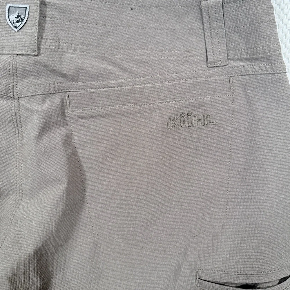 Kuhl Men's 36x32 Gray/Brown Stretch Outdoor Hiking Pants Utility Performance